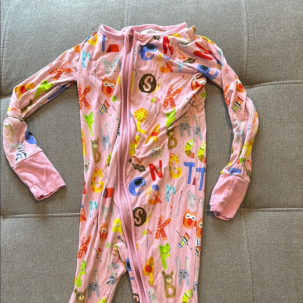 Little Sleepies 2T alphabet zippy pjs